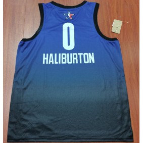 Maillot 0 Haliburton 2023 Nba all stars game Team Lebron Bleu