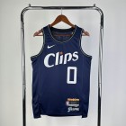 Maillot 0 Westbrook Los Angeles Clippers 2023-24 City Bleu Marine