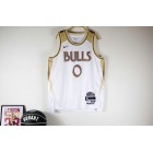 Maillot 0 White Chicago Bulls 2024-25 City Edition Blanc