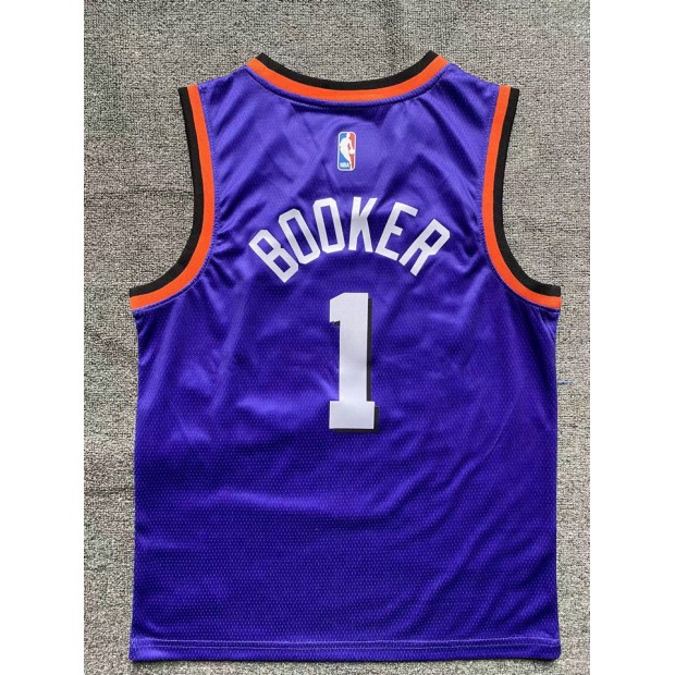 Maillot 1 Booker Enfant Phoenix Suns Classic Edition Violet