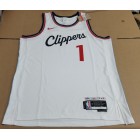 Maillot 1 Harden Clippers 2024-25 Blanc