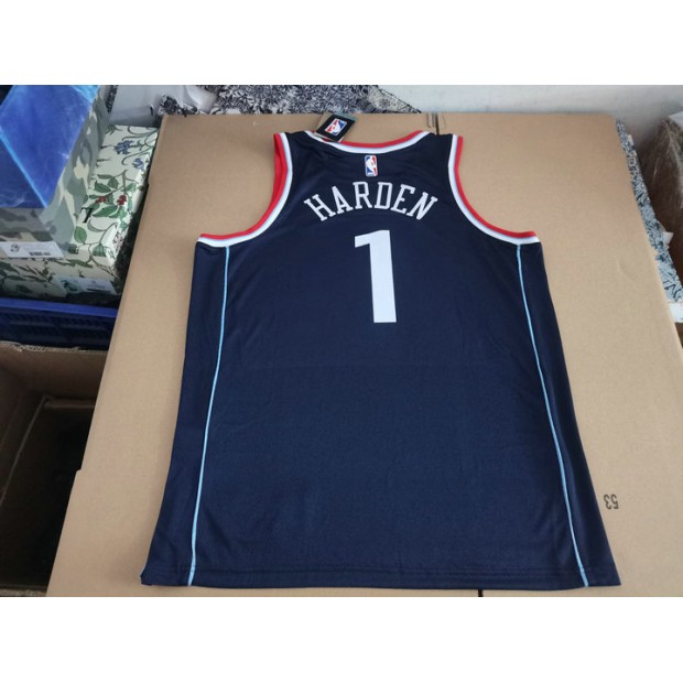 Maillot 1 Harden Clippers 2025 Bleu Marine