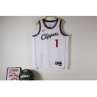 Maillot 1 Harden Los Angeles Clippers 2024-25 Blanc