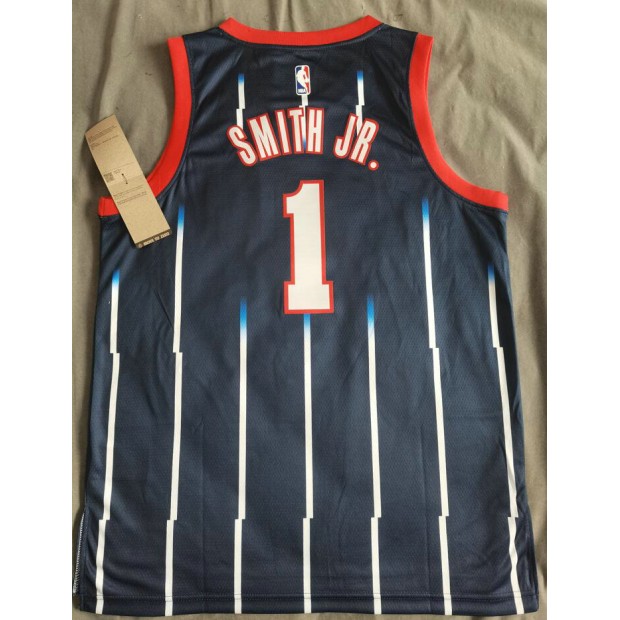 Maillot 1 Smith Jr. Rockets 2021-22 City 75e Anniversaire Bleu