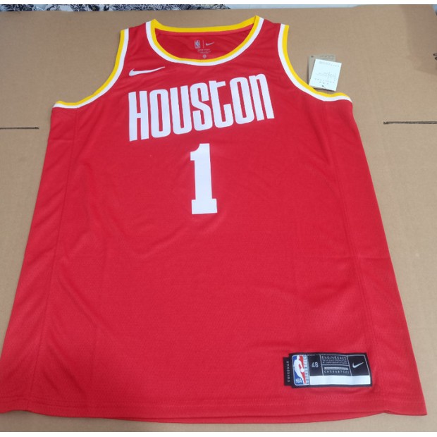 Maillot 1 Thompson Houston Rockets Rétro Rouge