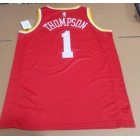 Maillot 1 Thompson Houston Rockets Rétro Rouge