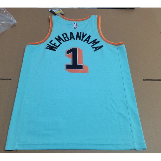 Maillot 1 Wembanyama Spurs 2024-25 City Edition