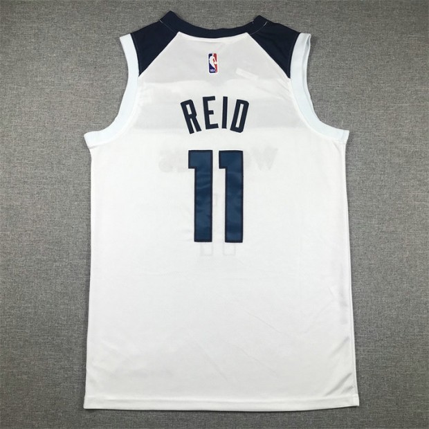 Maillot 11 Reid Minnesota Timberwolves Blanc Brodé