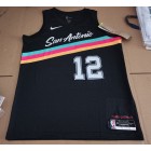 Maillot 12 Bowen Spurs 2020-21 City Edition Noir