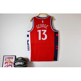 Maillot 13 George Clippers 2024-25 Statement Edition Rouge