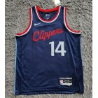 Maillot 14 Mann Clippers 2025 Bleu Marine