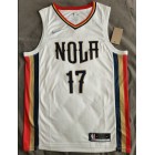 Maillot 17 Valanciunas New Orleans Pelicans 2021-22 City Edition Blanc