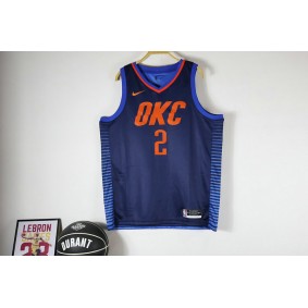 Maillot 2 Gilgeous-Alexander OKC Thunder 2019-20 Statement Edition Bleu