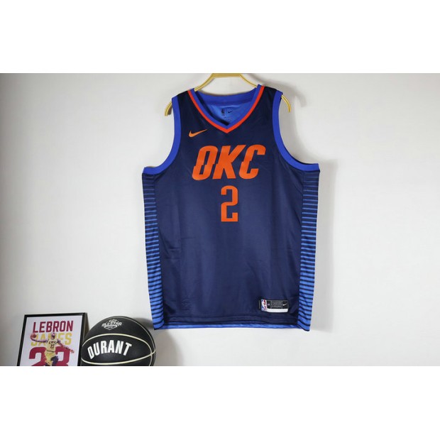 Maillot 2 Gilgeous-Alexander OKC Thunder 2019-20 Statement Edition Bleu