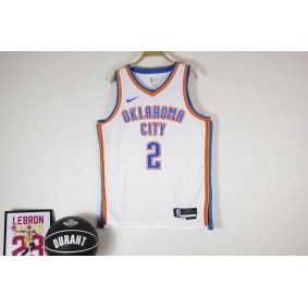 Maillot 2 Gilgeous-Alexander OKC Thunder 2023-24 Association Edition Blanc