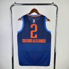 Maillot 2 Gilgeous-Alexander OKC Thunder Bleu
