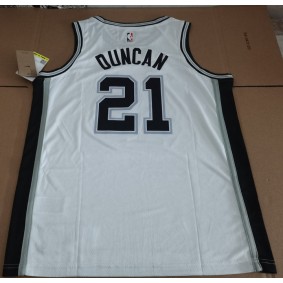 Maillot 21 Duncan Spurs Blanc
