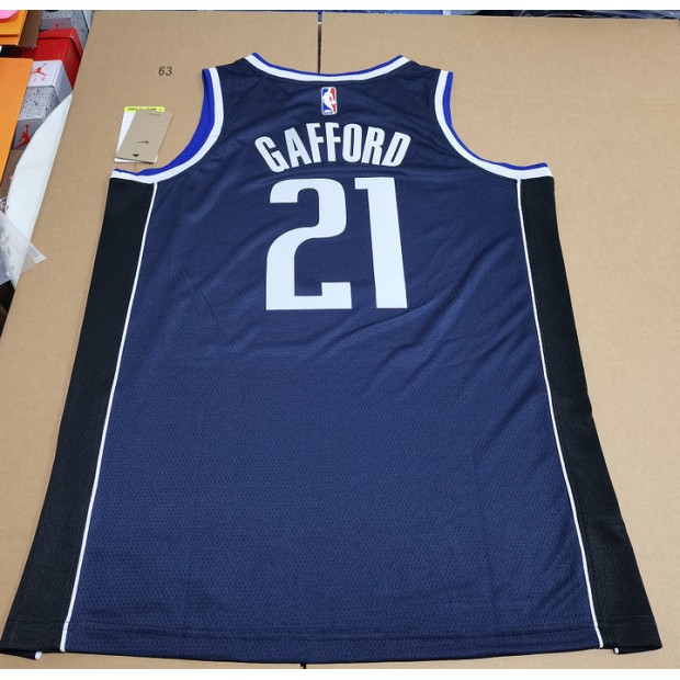 Maillot 21 Gafford Mavericks 2023-24 Statement Edition Navy