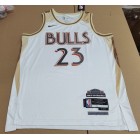 Maillot 23 Jordan Chicago Bulls 2024-25 City Edition Blanc