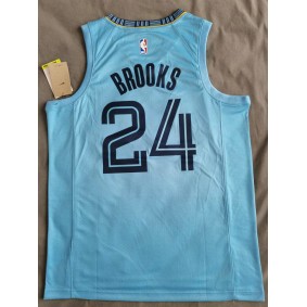 Maillot 24 Brooks Memphis Grizzlies Bleu
