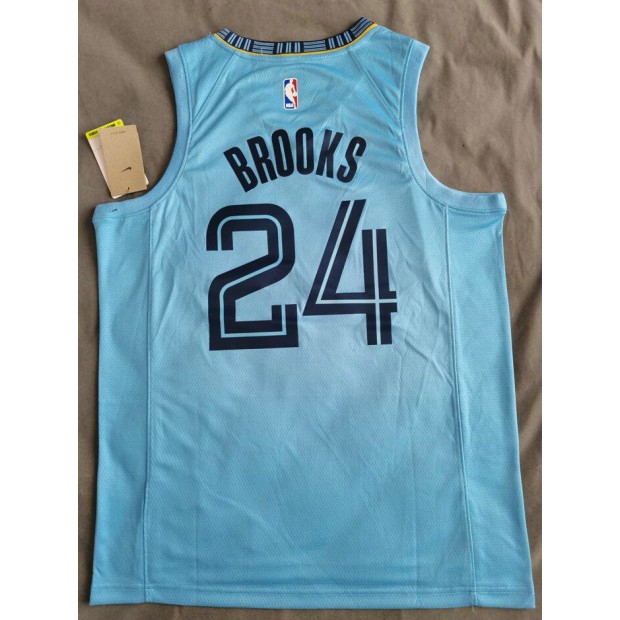 Maillot 24 Brooks Memphis Grizzlies Bleu