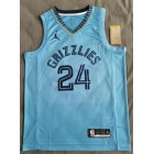 Maillot 24 Brooks Memphis Grizzlies Bleu