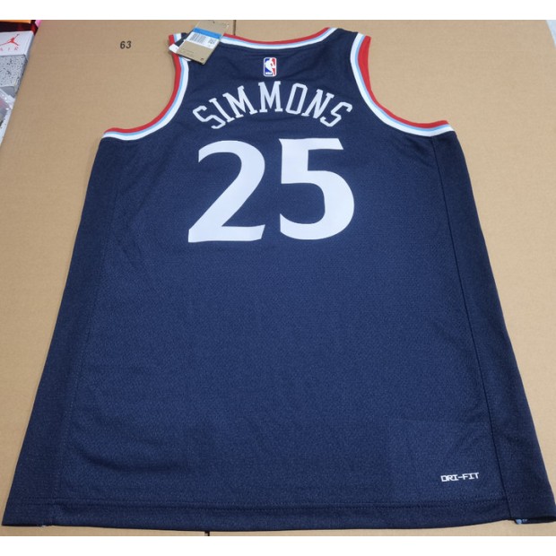 Maillot 25 Ben Simmons Clippers 2024-25 Marine