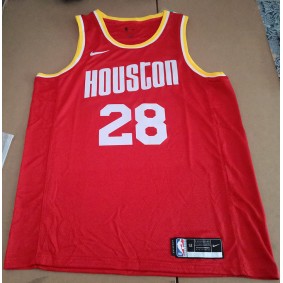 Maillot 28 Sengun Houston Rockets Rétro Rouge