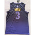 Maillot 3 Davis Lakers 2024-25 City Edition Violet Brodé