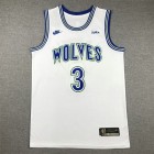 Maillot 3 McDANIELS Timberwolves 2023-24 Classic Edition Blanc Brodé