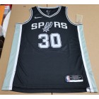 Maillot 30 Champagnie San Antonio Spurs Noir