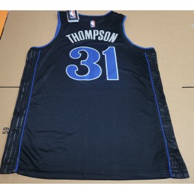 Maillot 31 Thompson Dallas Mavericks 2023-24 City Edition Noir