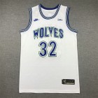 Maillot 32 Towns Timberwolves 2023-24 Classic Edition Blanc Brodé