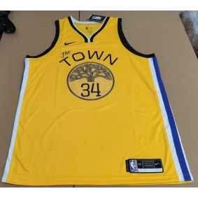 Maillot 34 Livingston Golden State Warriors jaune