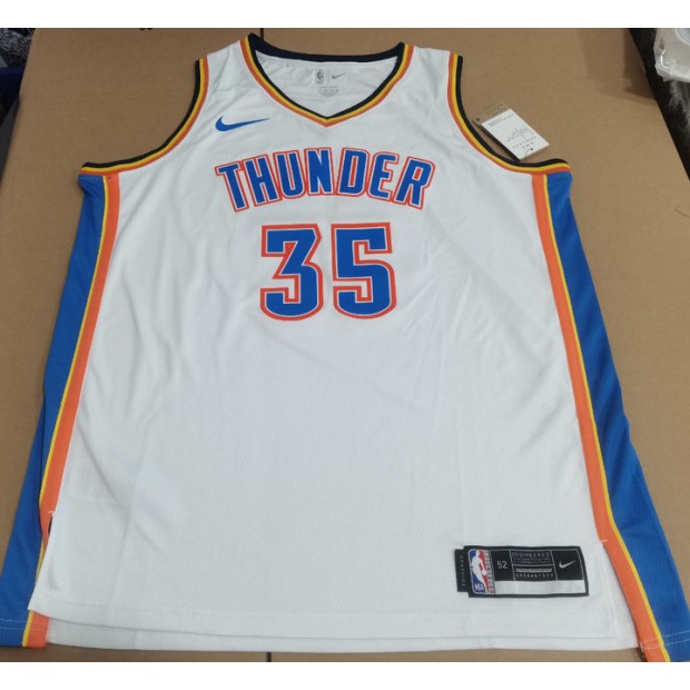 Maillot 35 Durant OKC Thunder City Edition Blanc