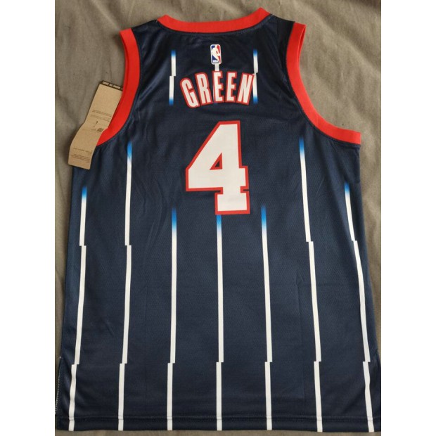 Maillot 4 Green Rockets 2021-22 City 75e Anniversaire Bleu