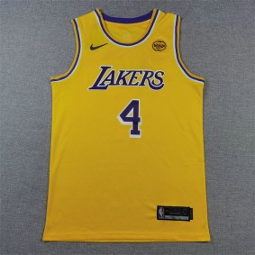 Maillot 4 Knecht Lakers jaune Brodé