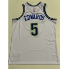 Maillot 5 Edwards Minnesota Timberwolves 2023-24 Blanc Brodé