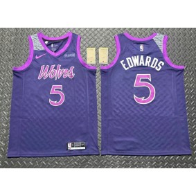 Maillot 5 Edwards Wolves 2019-20 City Edition Violet