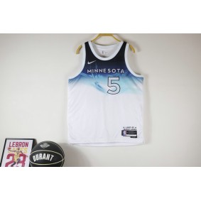 Maillot 5 Edwards Wolves 2024-25 City Edition Blanc