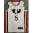 Maillot 5 Jones New Orleans Pelicans 2021-22 City Edition Blanc