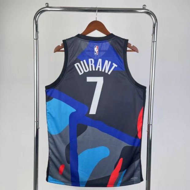 Maillot 7 Durant Brooklyn Nets 2023-24 City Edition Swingman