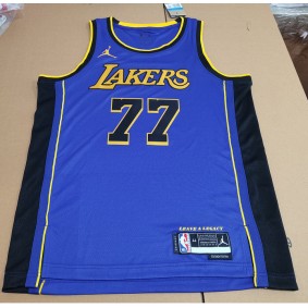 Maillot 77 Doncic Lakers 2024-25 Statement Edition Violet