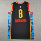 Maillot 8 Williams OKC 2024-25 City Edition Noir Brodé