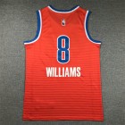 Maillot 8 Williams OKC Thunder 2024-25 Statement Edition Orange Brodé
