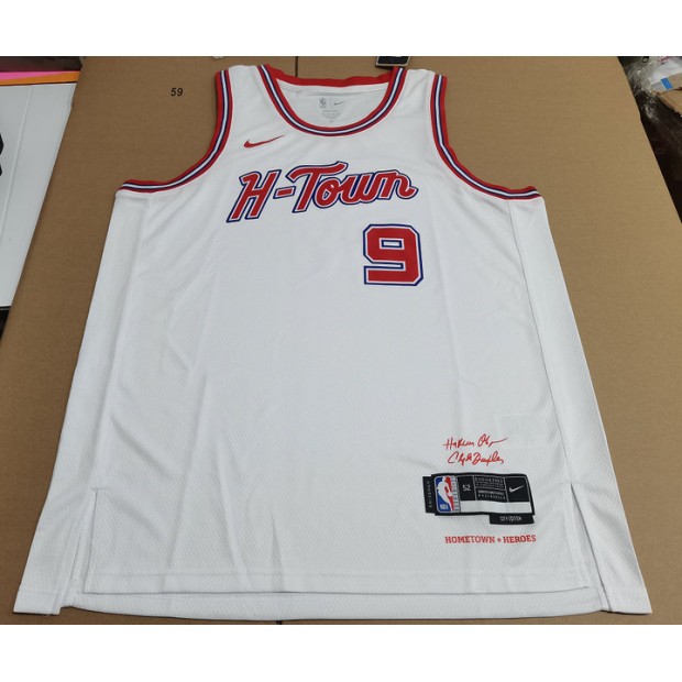 Maillot 9 Brooks Rockets Rockets 2023-24 City Edition Blanc