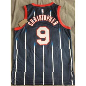 Maillot 9 Christopher Rockets 2021-22 City 75e Anniversaire Bleu