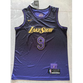 Maillot 9 James JR. Lakers 2024-25 City Edition Violet Brodé