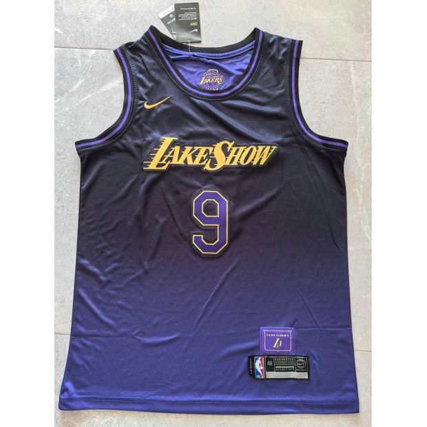 Maillot 9 James JR. Lakers 2024-25 City Edition Violet Brodé