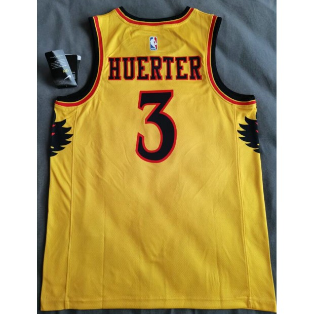 Maillot Atlanta Hawks 2021 2022 Huerter 3 City Edition Jaune